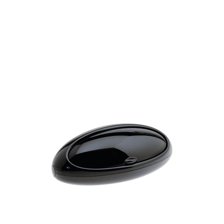 Sleek Black Thermoplastic Resin Bread Bin