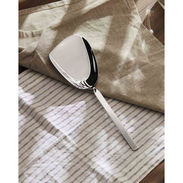 Alessi Stainless Steel Risotto Serving Spoon with Satin Handle