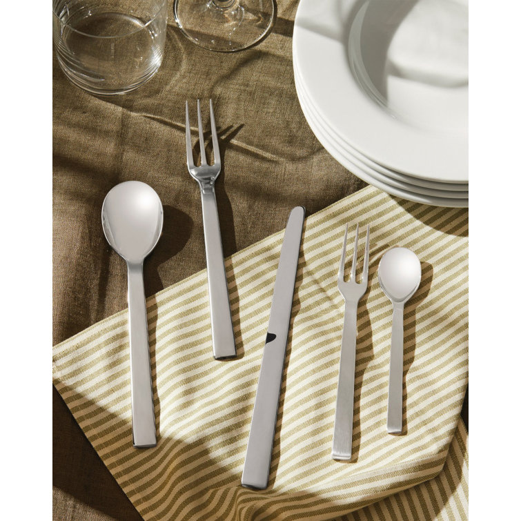 Alessi Alessi Santiago Stainless Steel Flatware Set