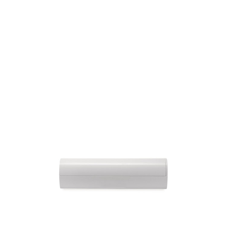 White Minimalist Rectangular Lidded Cotton Pad Dispenser