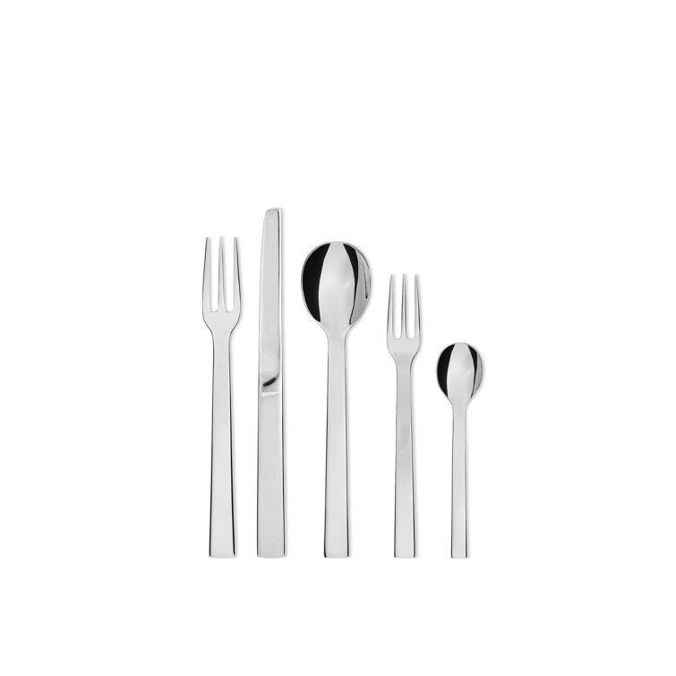 Alessi Alessi Santiago Stainless Steel Flatware Set