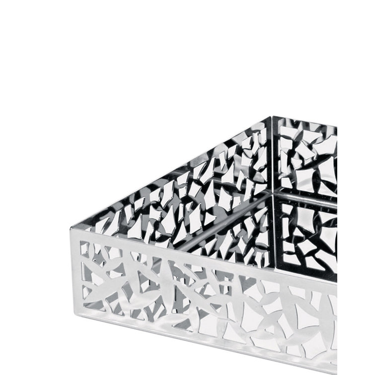 Cactus Design Stainless Steel Flat Napkin Holder