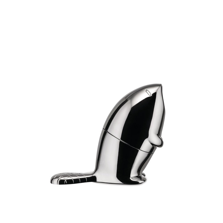 Kastor Chrome Beaver Pencil Sharpener and Paperweight