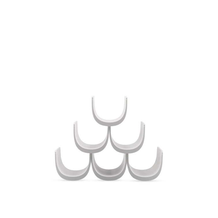 White Modular Thermoplastic Resin Bottle Holder