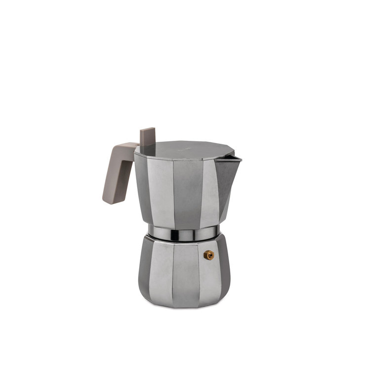Stainless Steel 3-Cup Moka Espresso Coffee Maker