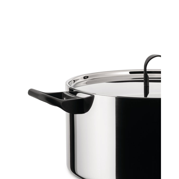 Small Stainless Steel and Copper Casserole with Handles