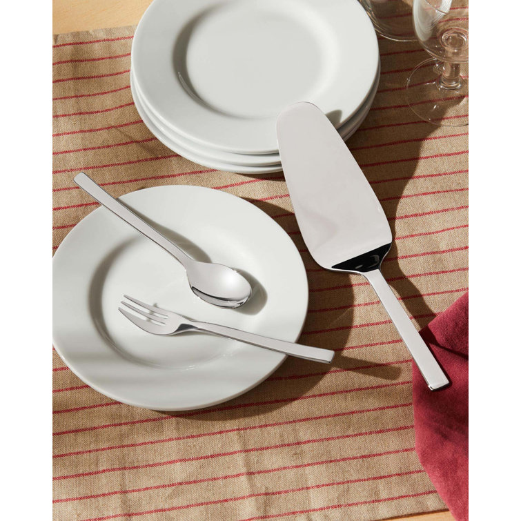 Polished Stainless Steel Ovale Cake Server