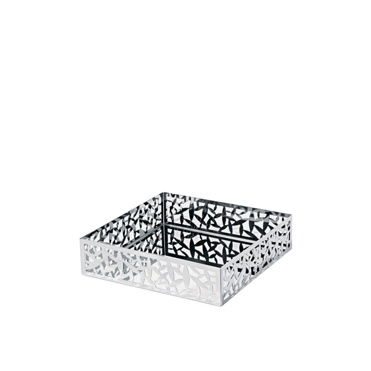 Cactus Design Stainless Steel Flat Napkin Holder