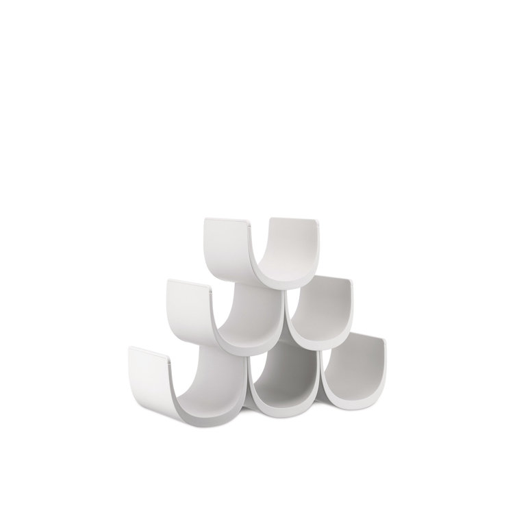 White Modular Thermoplastic Resin Bottle Holder