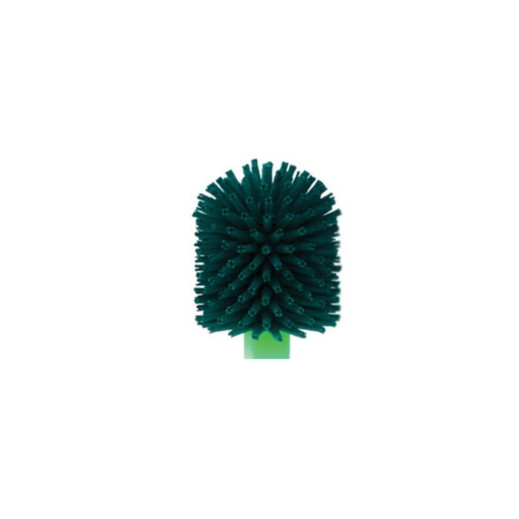 Blue and Green Thermoplastic Resin Toilet Brush with Holder