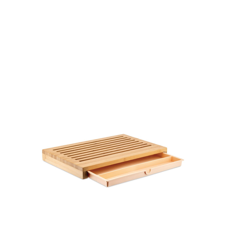 Bamboo Rectangular Bread Board with Crumb Catcher