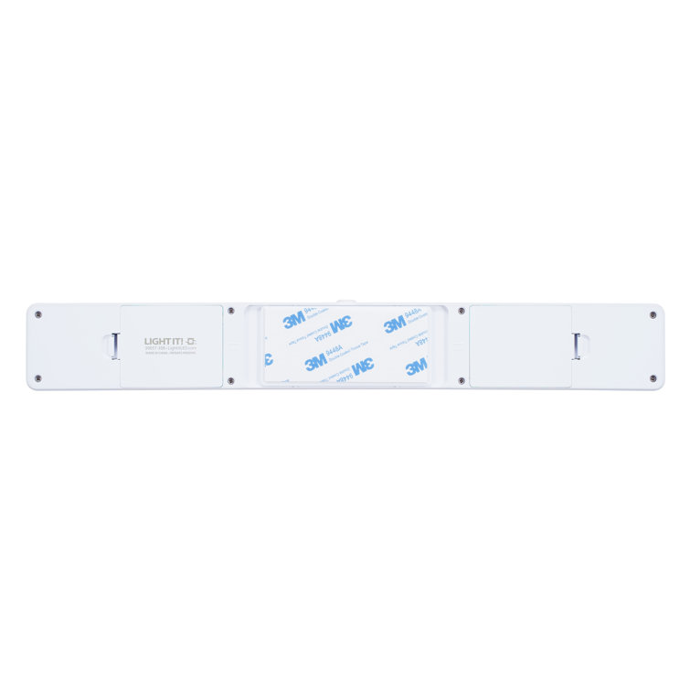 White Battery-Powered LED Strip Light with Remote Control