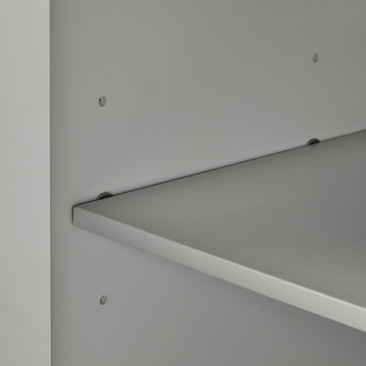 Tara Distressed Gray 61'' MDF Wood Sideboard