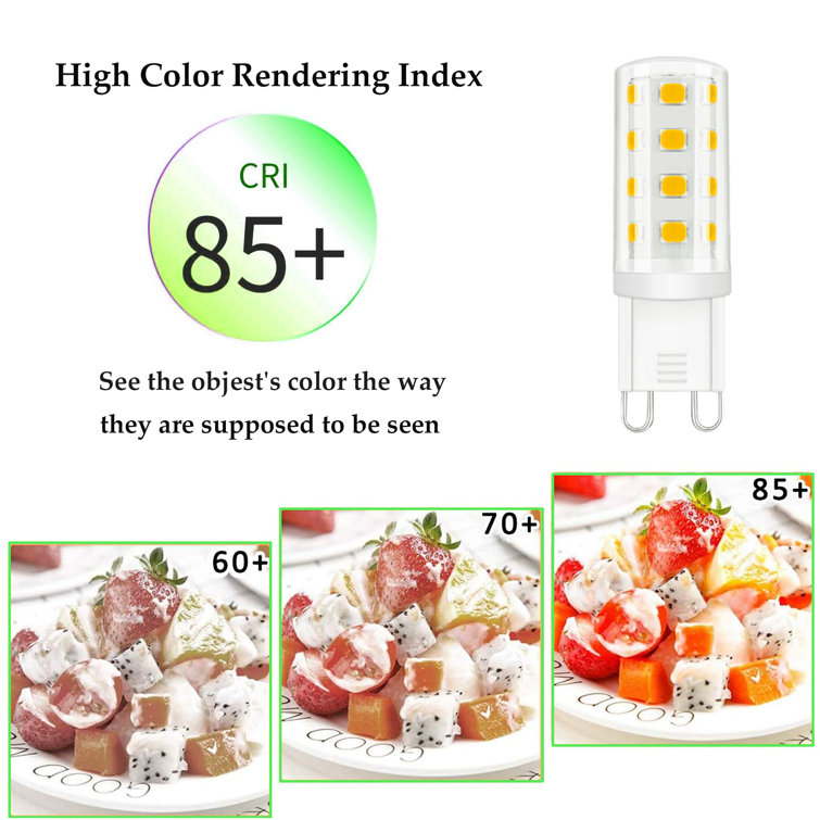 White Dimmable LED Bi-pin Bulbs for Commercial Use