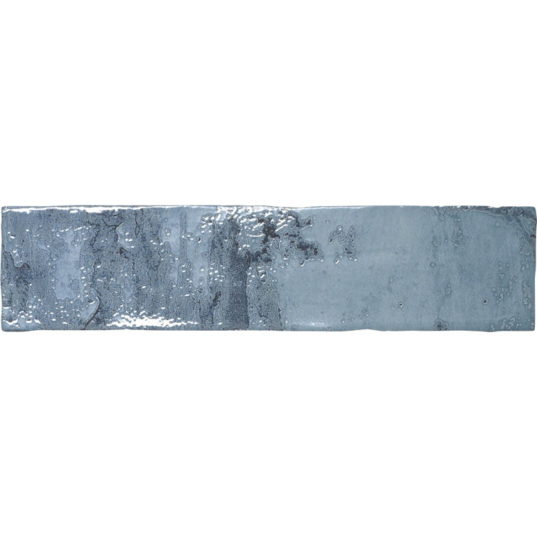 Splash Neptune Blue 3" x 12" Glazed Ceramic Subway Tile