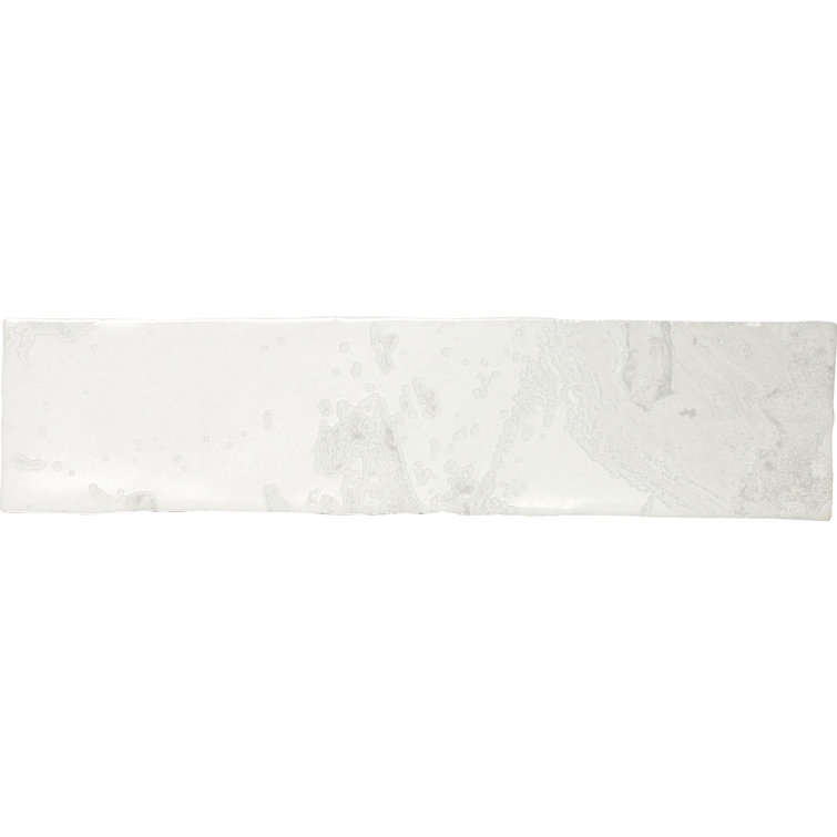 Splash Coconut White 3" x 12" Glossy Ceramic Subway Tile