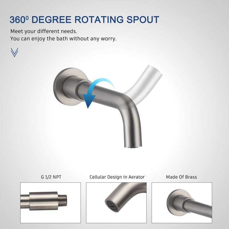 Brushed Nickel 10-Inch Rain Shower System with Handheld Spray
