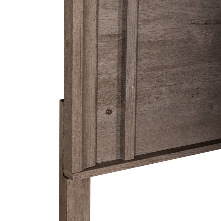 Greystone King Panel Bed with Dresser, Mirror, and Nightstand Set