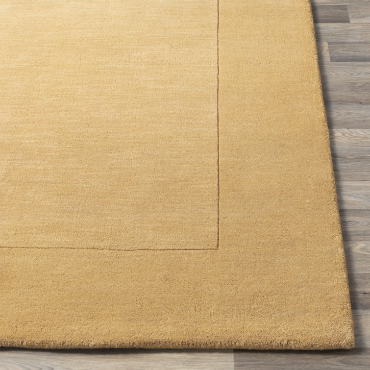 Handmade Geometric Wool Rectangular Rug 2' x 3'