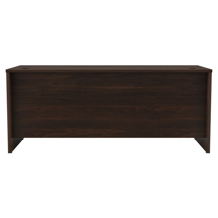 Classic Black Walnut 60'' Office Desk with Cable Management