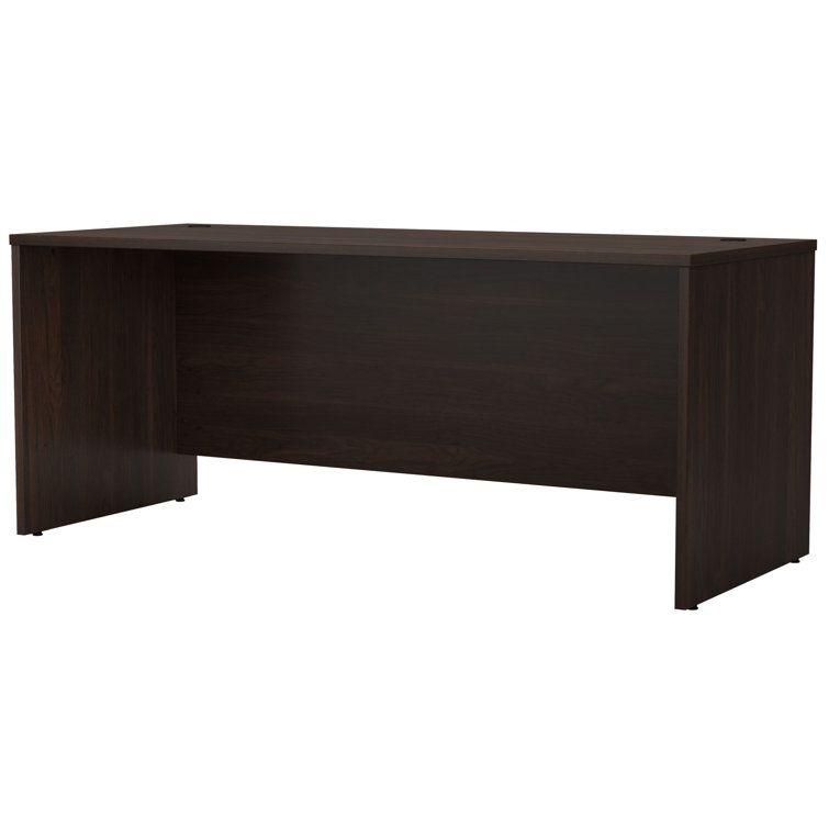 Classic Black Walnut 60'' Office Desk with Cable Management