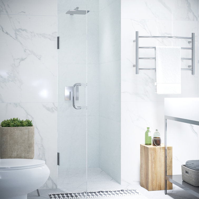 Passion 24" x 72" Frameless Glass Shower Door in Polished Chrome