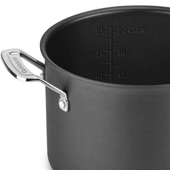 Gray Non-Stick Aluminum 11-Piece Cookware Set