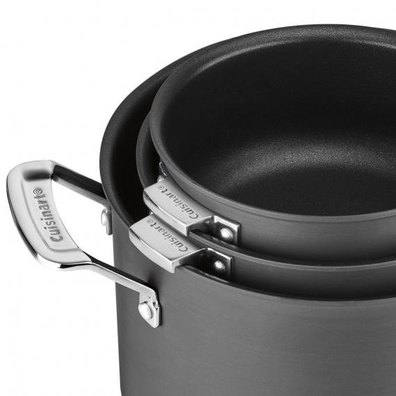 Gray Non-Stick Aluminum 11-Piece Cookware Set