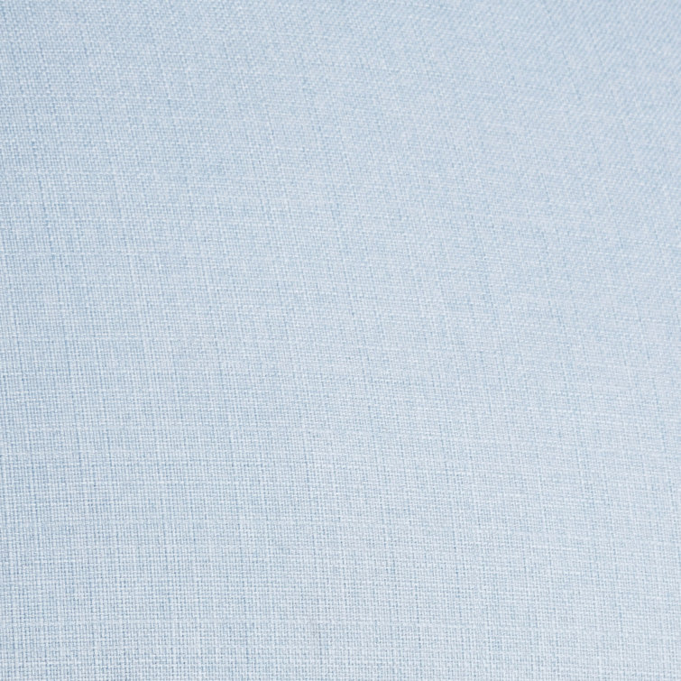 Sky Blue Transitional Swivel Barrel Accent Chair in Polyester