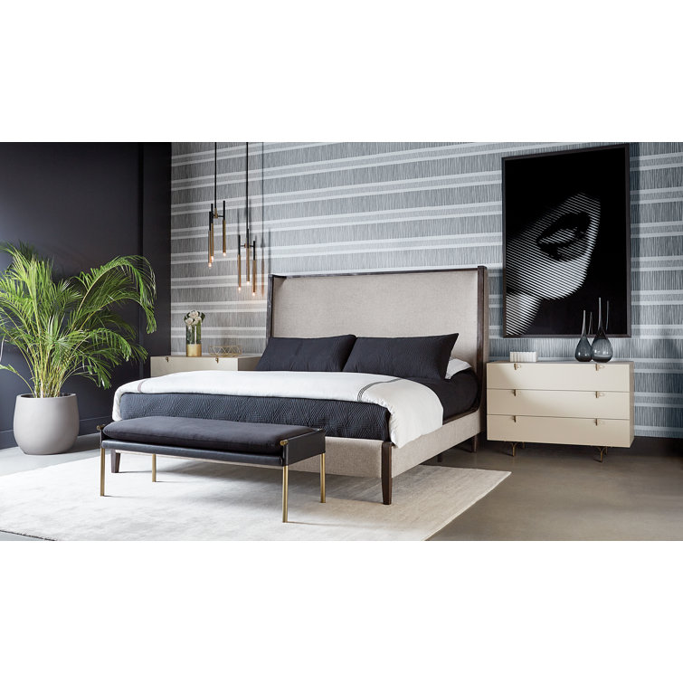 Celine Transitional 3-Drawer White Dresser