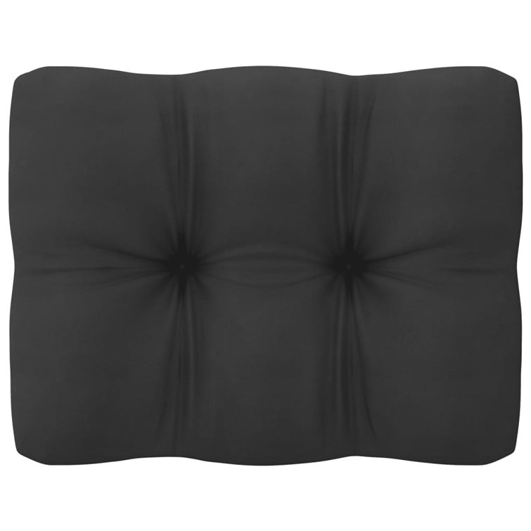 Anthracite Cushioned Pinewood Outdoor Modular Sofa Set