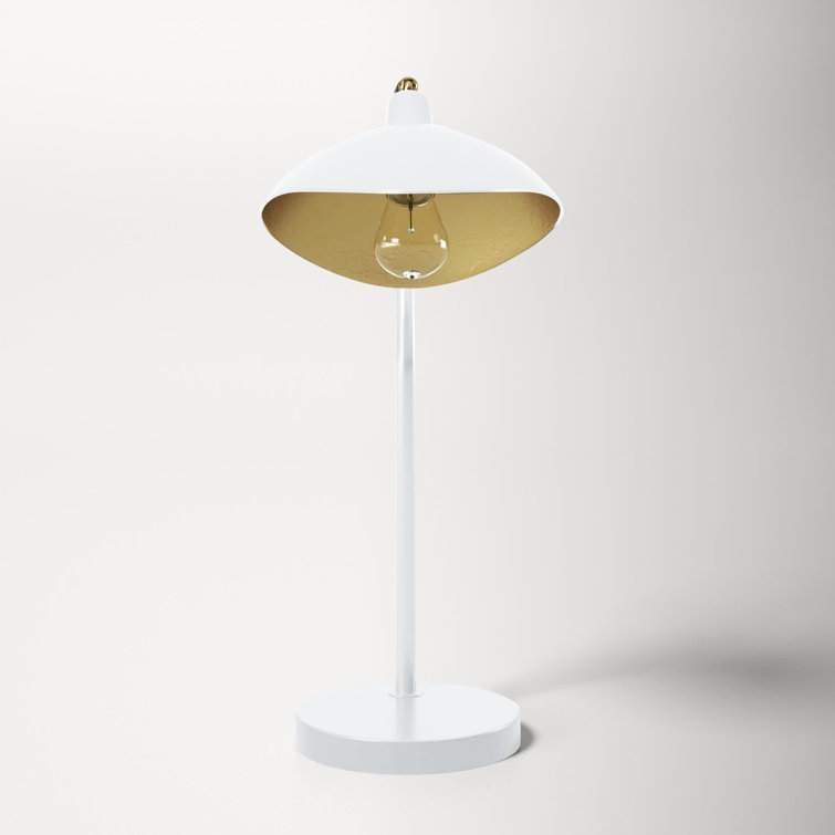 Contemporary White Adjustable Desk Lamp for Kids' Nursery