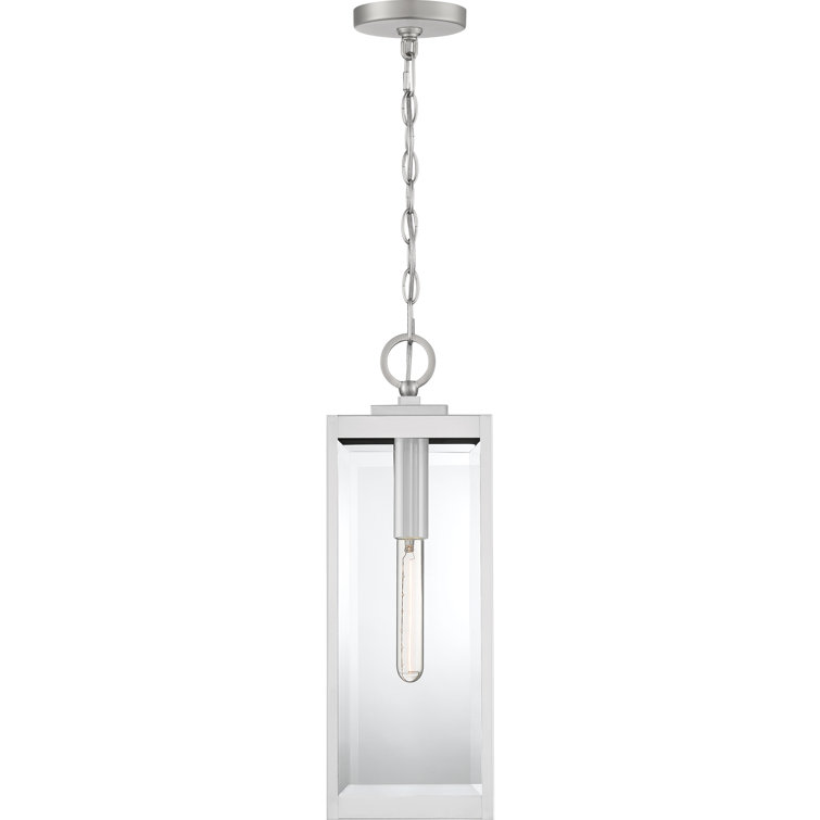 Westover 7'' Stainless Steel Mini Lantern Pendant with Clear Glass