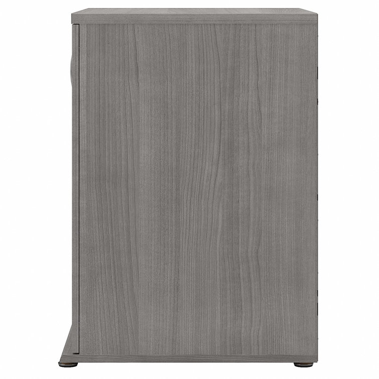 Platinum Gray Freestanding Laundry Cabinet with Adjustable Shelves