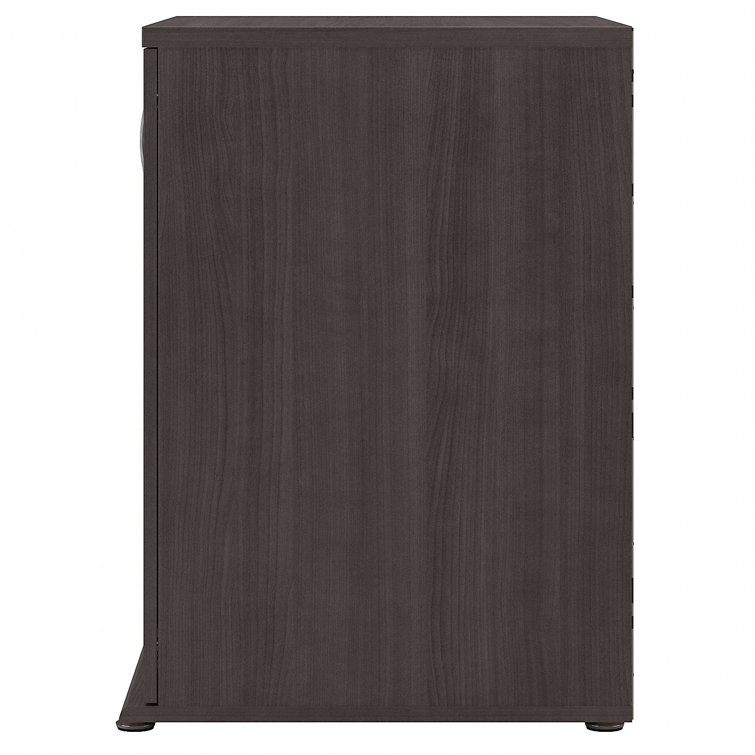 Storm Gray Freestanding Laundry Cabinet with Adjustable Shelving