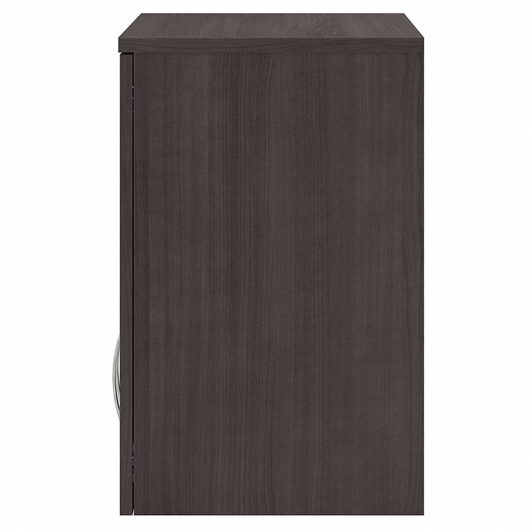 Transitional Storm Gray 28'' Engineered Wood Wall Cabinet