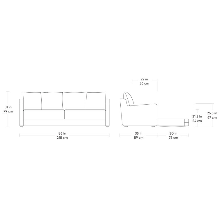 Flipside Velvet Mercury Queen Sleeper Sofa with Eco-Friendly Cushions