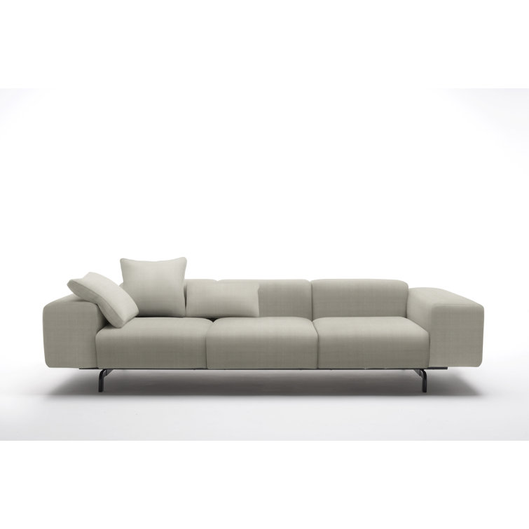 Largo 116" Gubbio Sand 3-Seater Sofa by Piero Lissoni