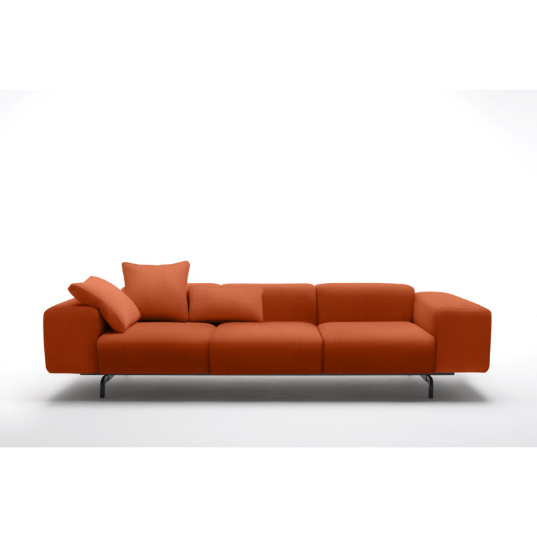 Largo 116" Gubbio Sand 3-Seater Sofa by Piero Lissoni