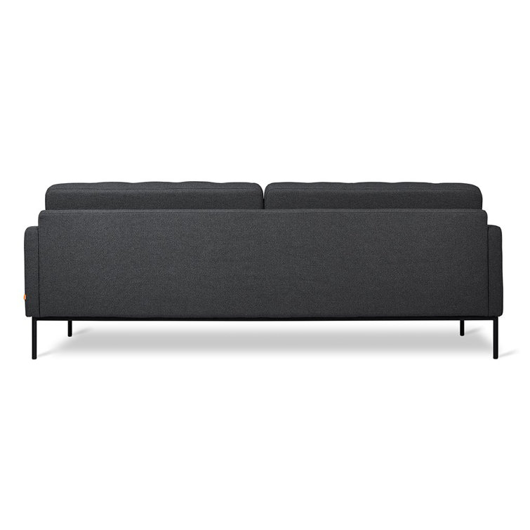 Towne Dark Gray Polyester Bi-Sectional Sofa