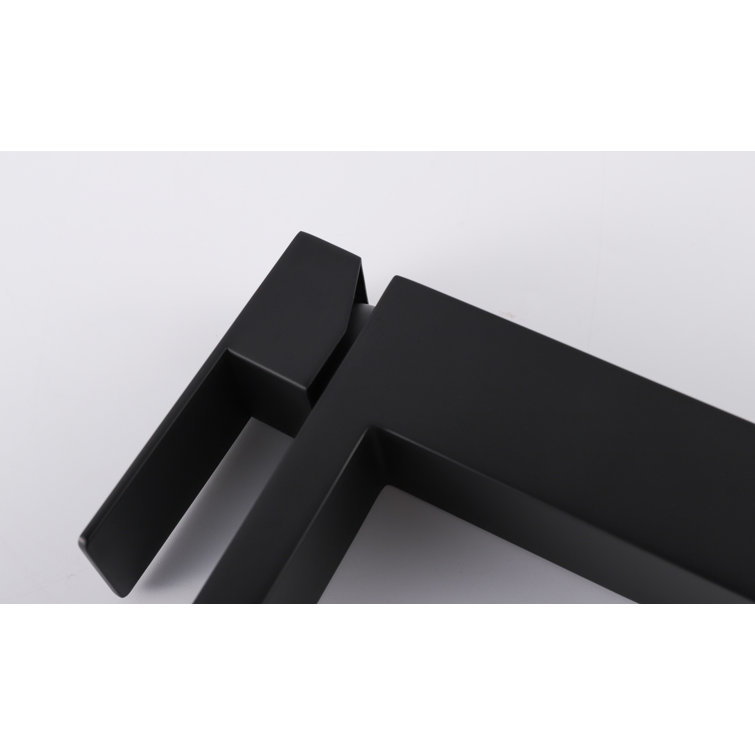 Matte Black Stainless Steel Single Handle Bathroom Faucet