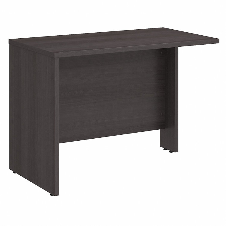 Contemporary Storm Gray U-Shaped Executive Desk with Hutch and Cable Management