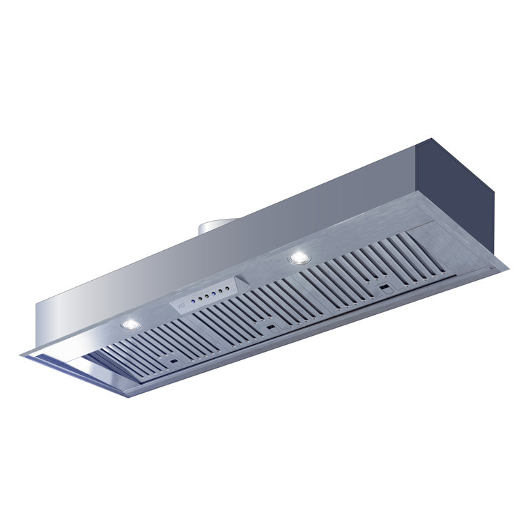 36" Stainless Steel Convertible Insert Range Hood with Baffle Filter