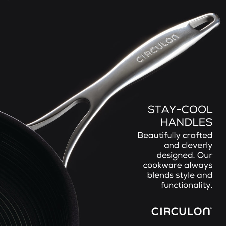 Circulon 12.5-Inch Stainless Steel Nonstick Frying Pan with SteelShield