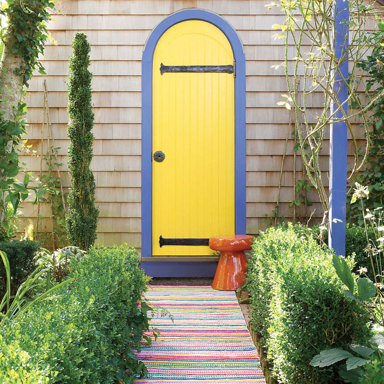 Bright Multicolor Stripe Handwoven Indoor/Outdoor Rug 4' x 6'