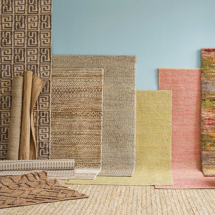 Auricula Black and Beige Geometric Wool Cotton Rug, 2' x 3'