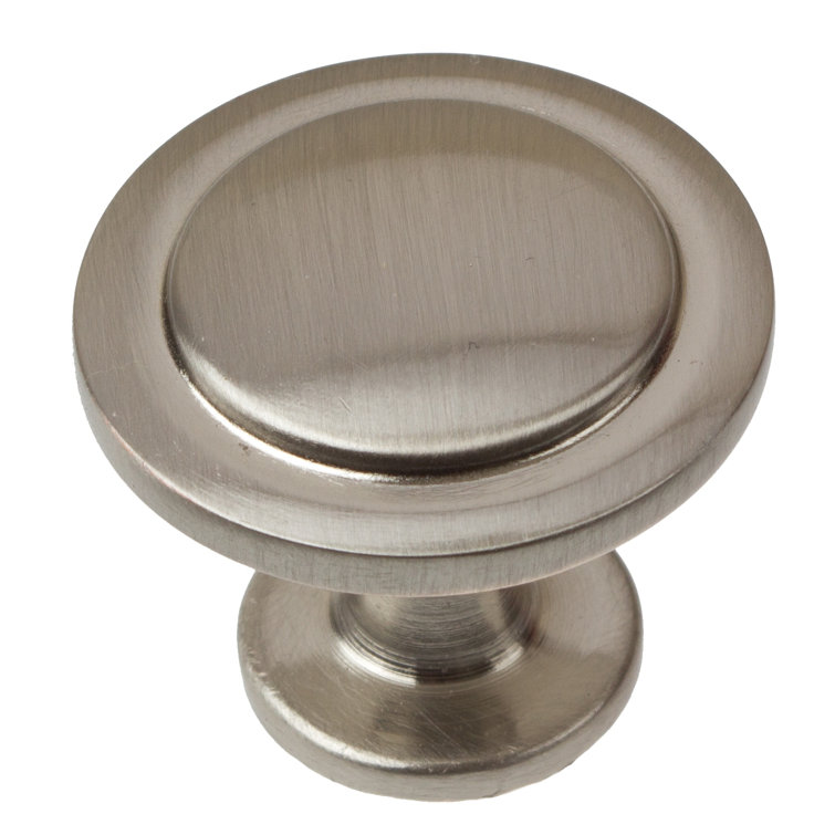 1-1/4" Satin Nickel Round Mushroom Cabinet Knob