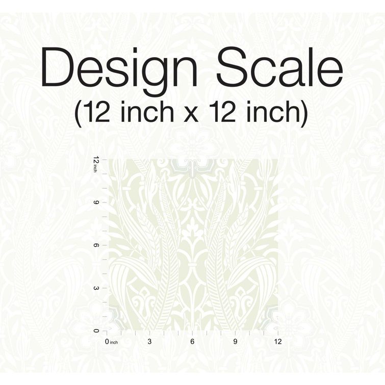 Gatsby Beige Damask Pre-pasted Washable Wallpaper Roll