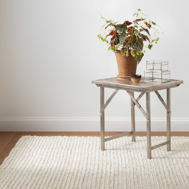 Handmade Braided Cotton Blend Reversible Rug, 2' x 3', Natural