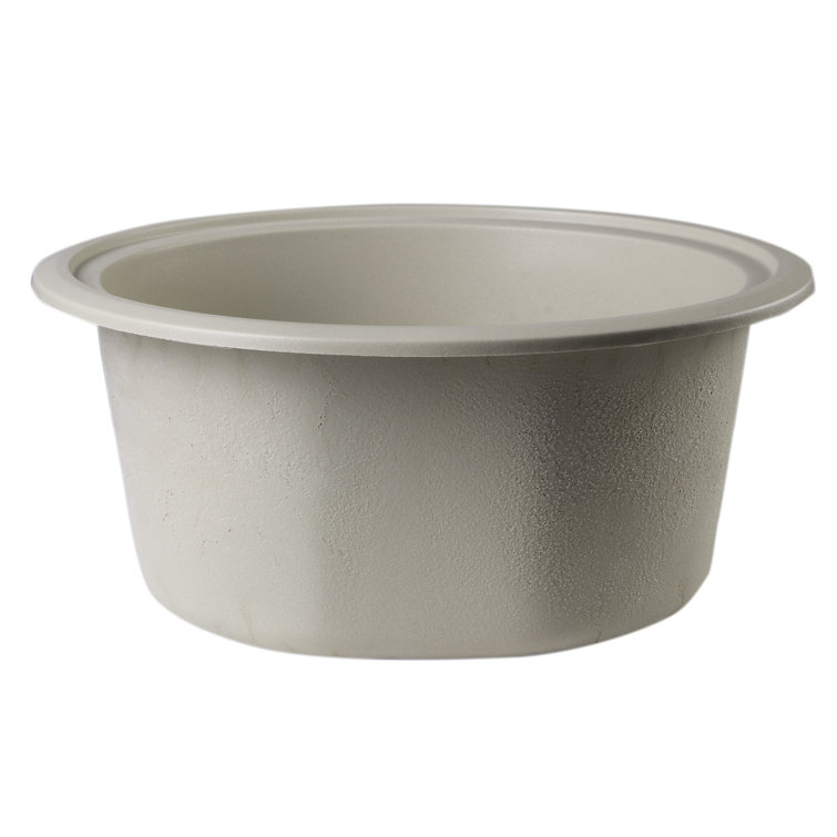 17'' Biscuit Round Granite Composite Kitchen Sink